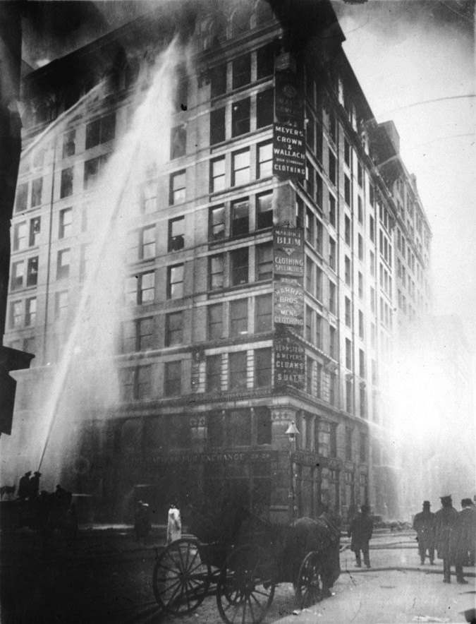 Incendio Nueva York dia d ela mujer