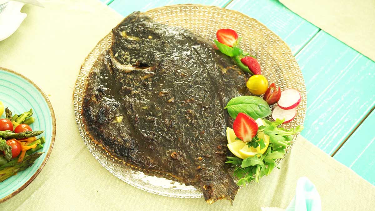 Rodaballo en Restaurante Neptuno Mojacar